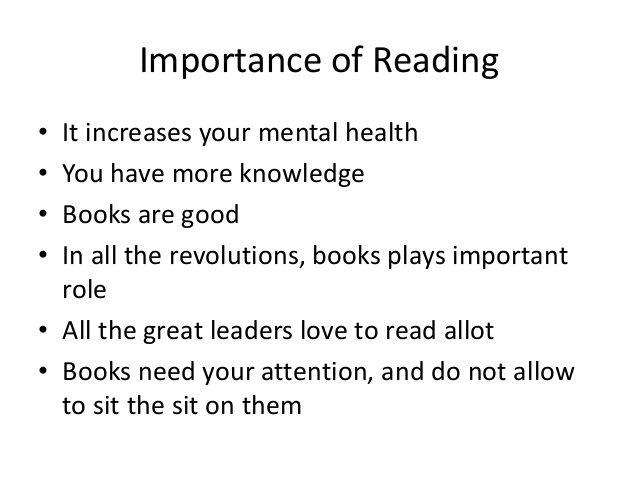 Why Reading Is Important For Your Health